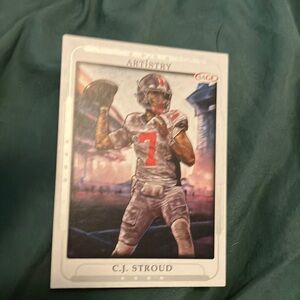 C.J. Stroud Artistry Trading Card